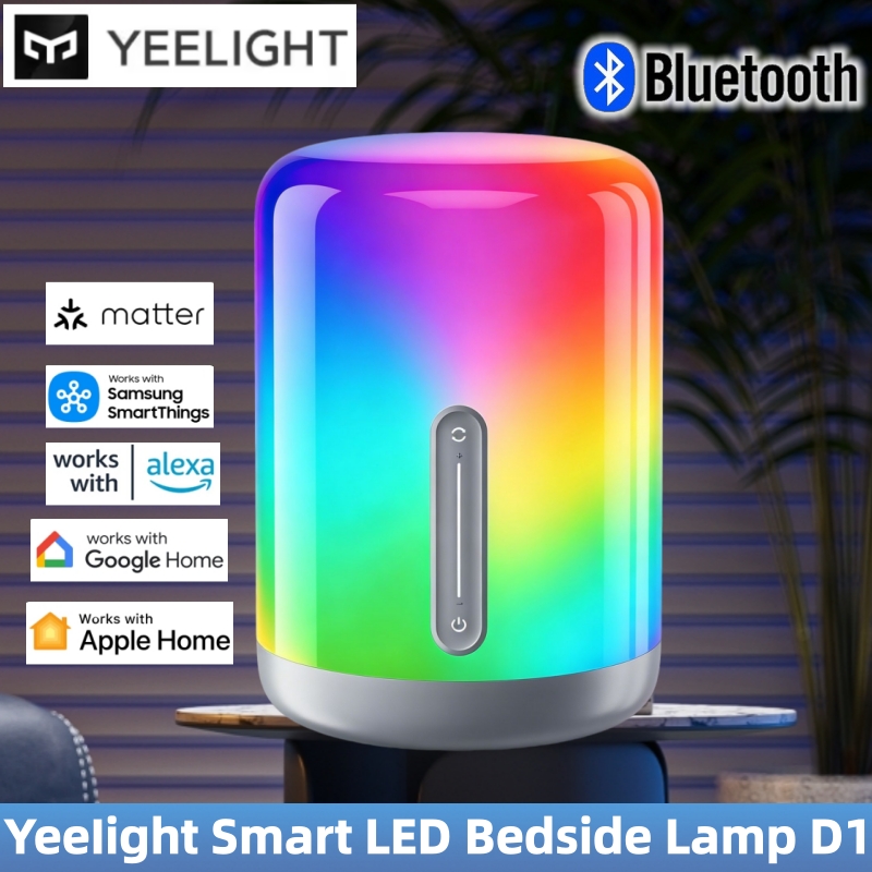 Rgb Desk Lamp Smart - Yeelight Smart LED Bedside Lamp D1