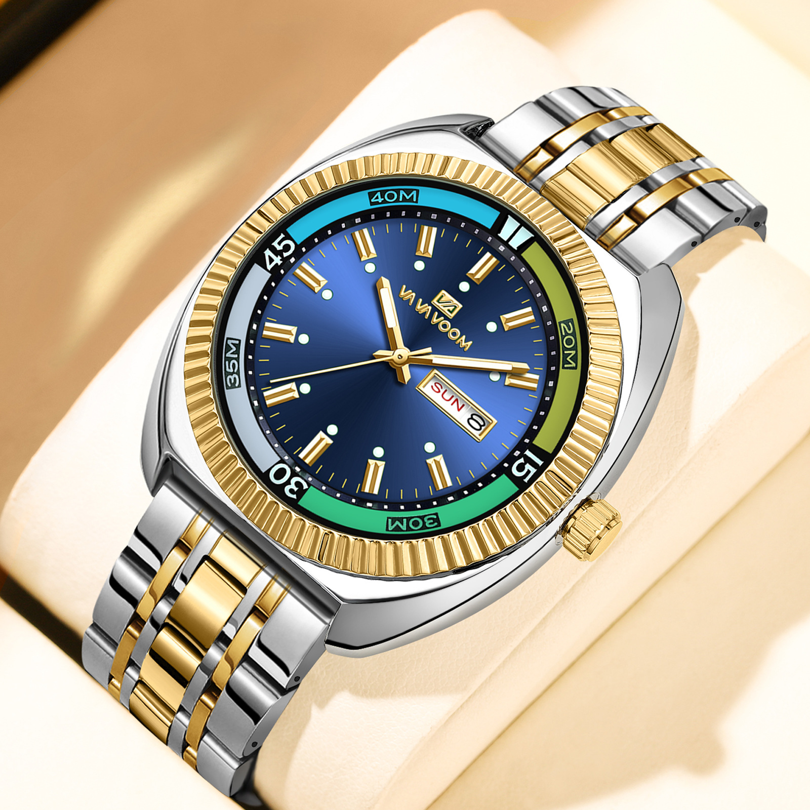 Electronics Gadgets For Men - New Gear Ring Steel Strip Watch