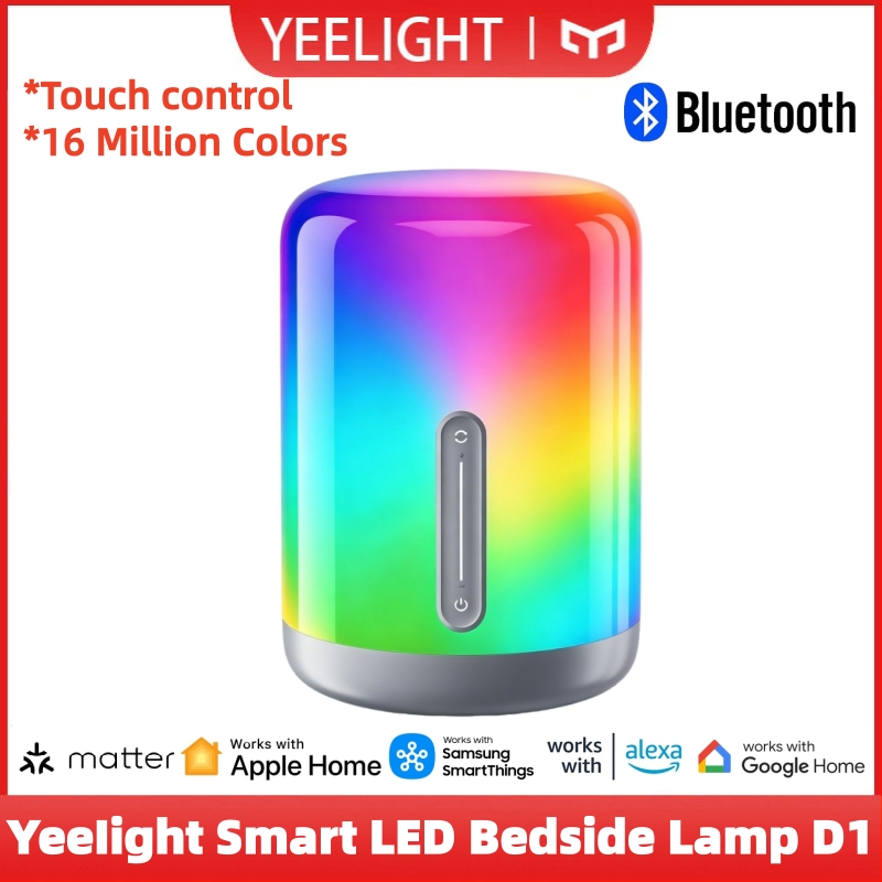 Rgb Desk Lamp Smart - Yeelight Smart LED Bedside Lamp D1