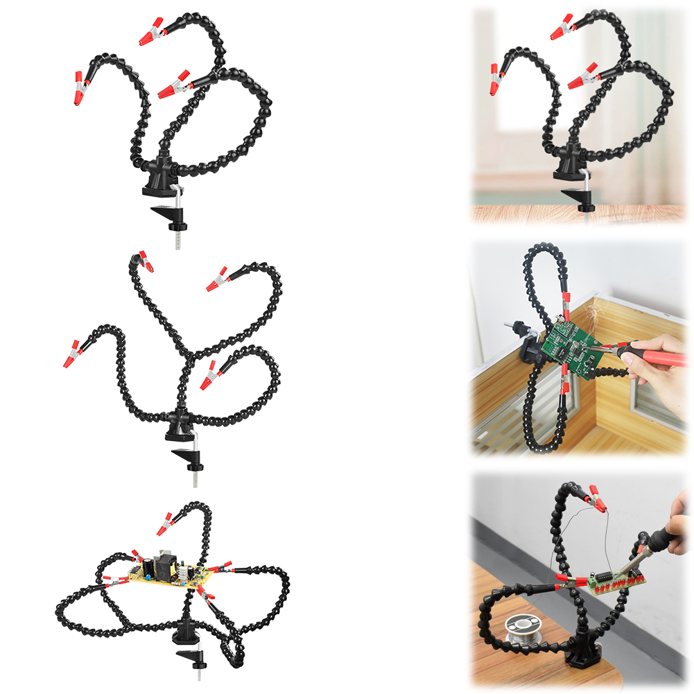Useful Electronic Gadgets - Desk Clamp Soldering Third Hand Tool