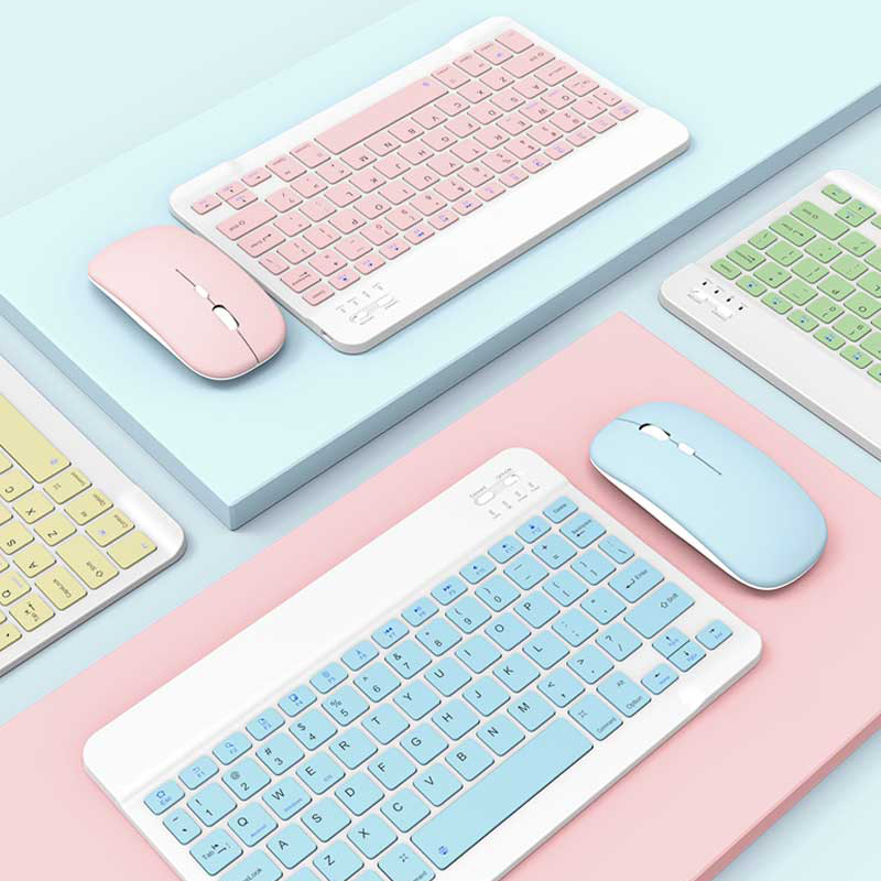 Wireless Keyboard Mini - Mini Bluetooth Keyboard Mouse Wireless for