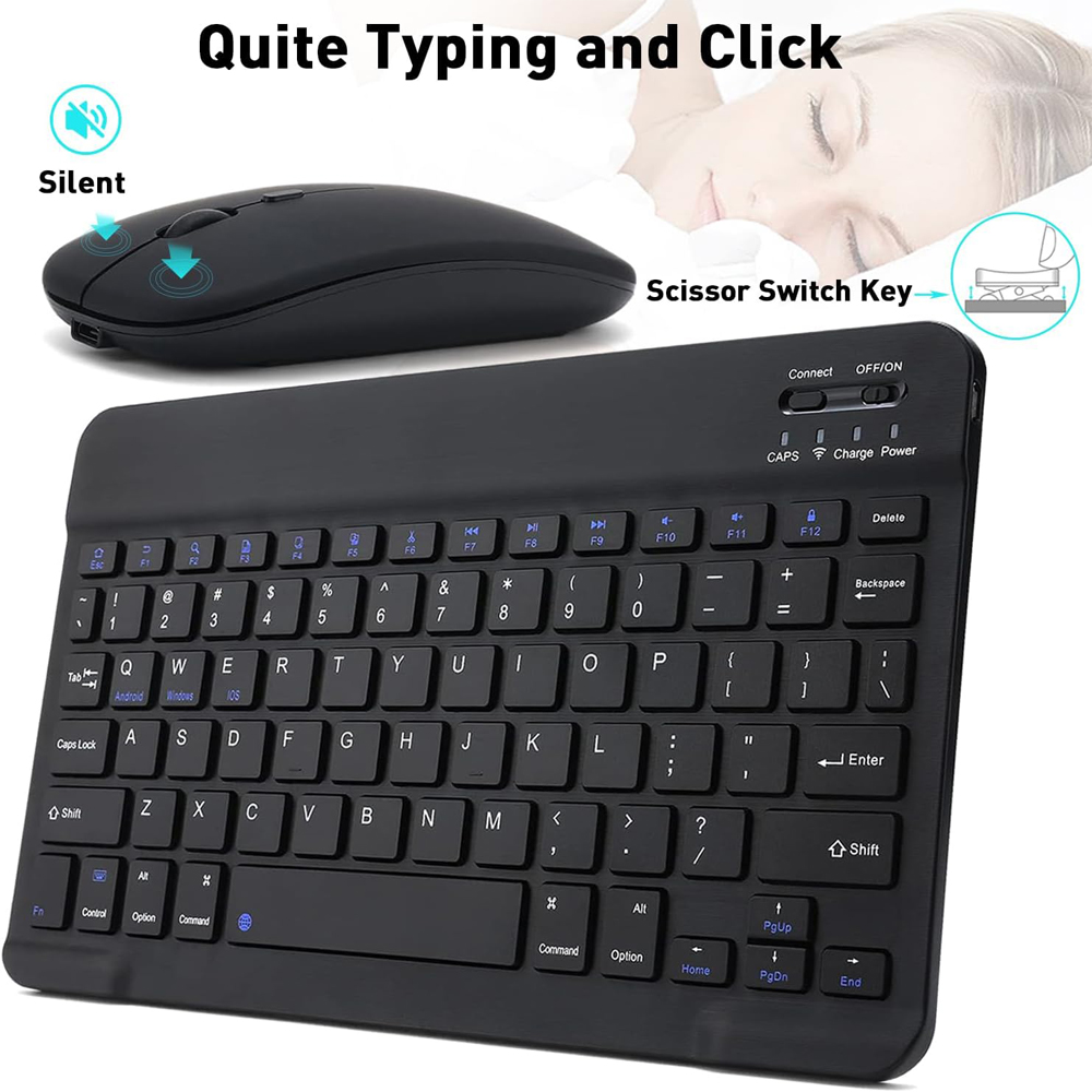 Wireless Keyboard Mini - 10 lnch Wireless Bluetooth Mini Keyboard