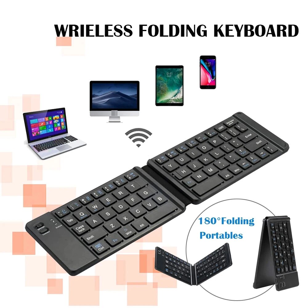 Folding Bluetooth Keyboard For - Wireless Keyboard Mini review and price