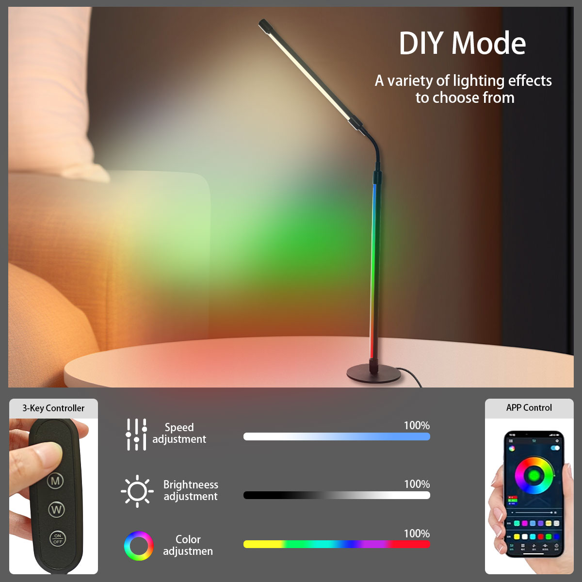 Smart Rgb Color-Changing Led D - Rgb Desk Lamp Smart review and price