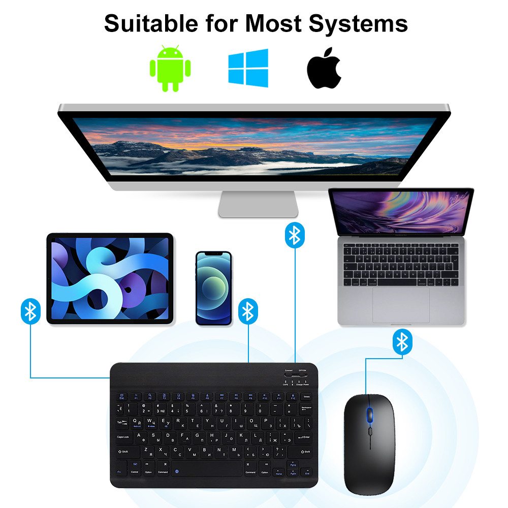 EMTRA Wireless Keyboard Blueto - Wireless Keyboard Mini review and price