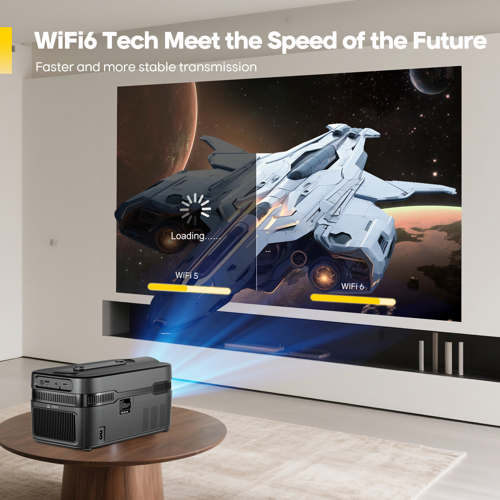 Magcubic HY450C  4K 1080P Smar - Mini Projector Portable review and price