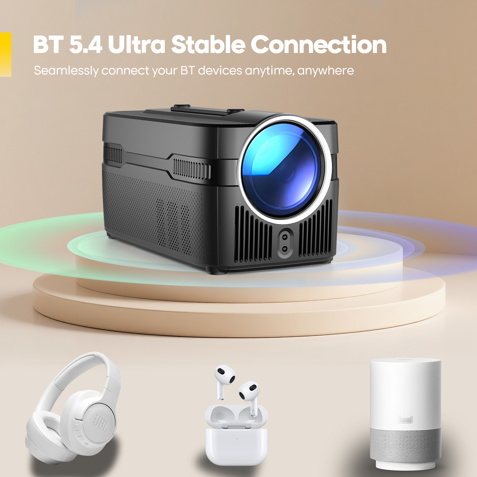 Magcubic HY450C  4K 1080P Smar - Mini Projector Portable review and price