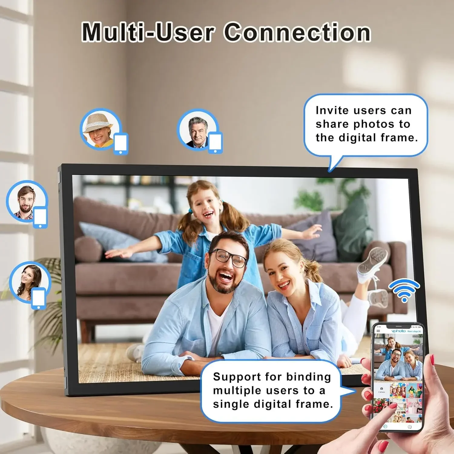 Large Digital Picture Frame 21 - Digital Photo Frame Wifi review and price