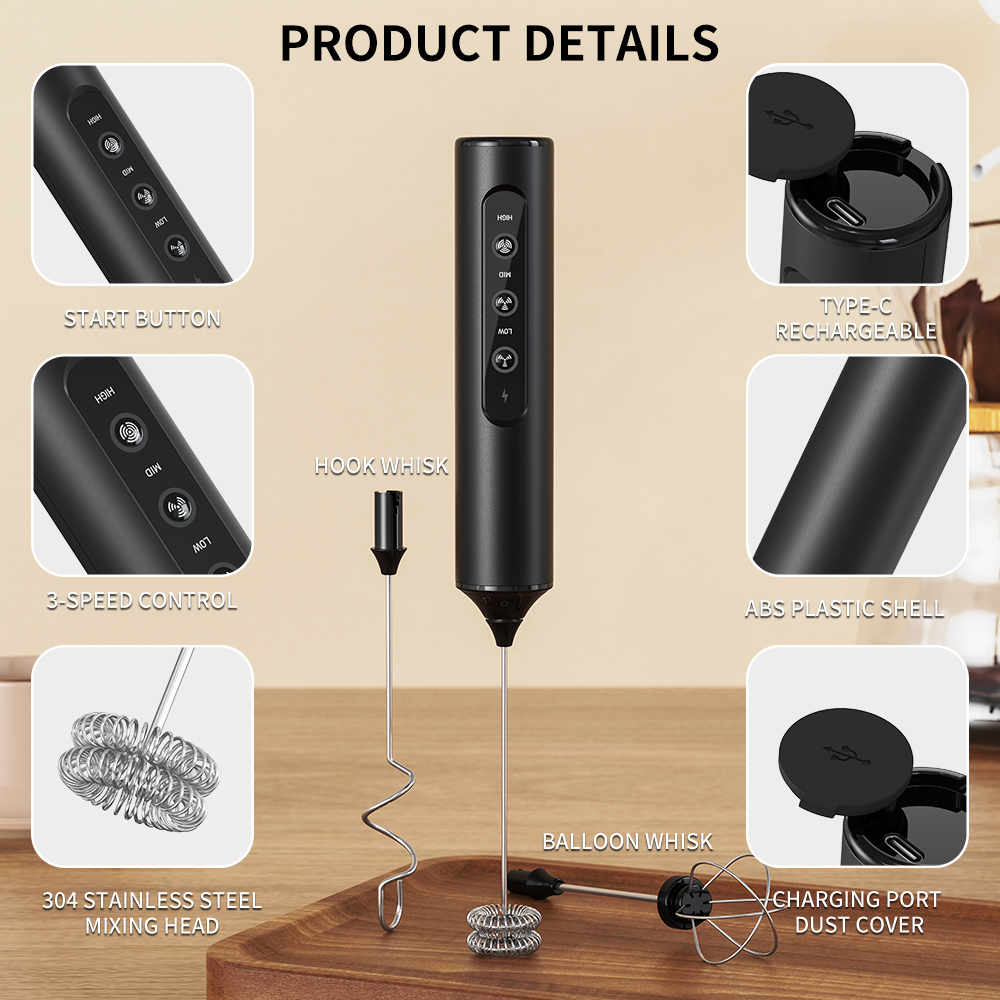 3 in 1 Electric Handheld Milk  - Kitchen Electronics Gadgets review and price