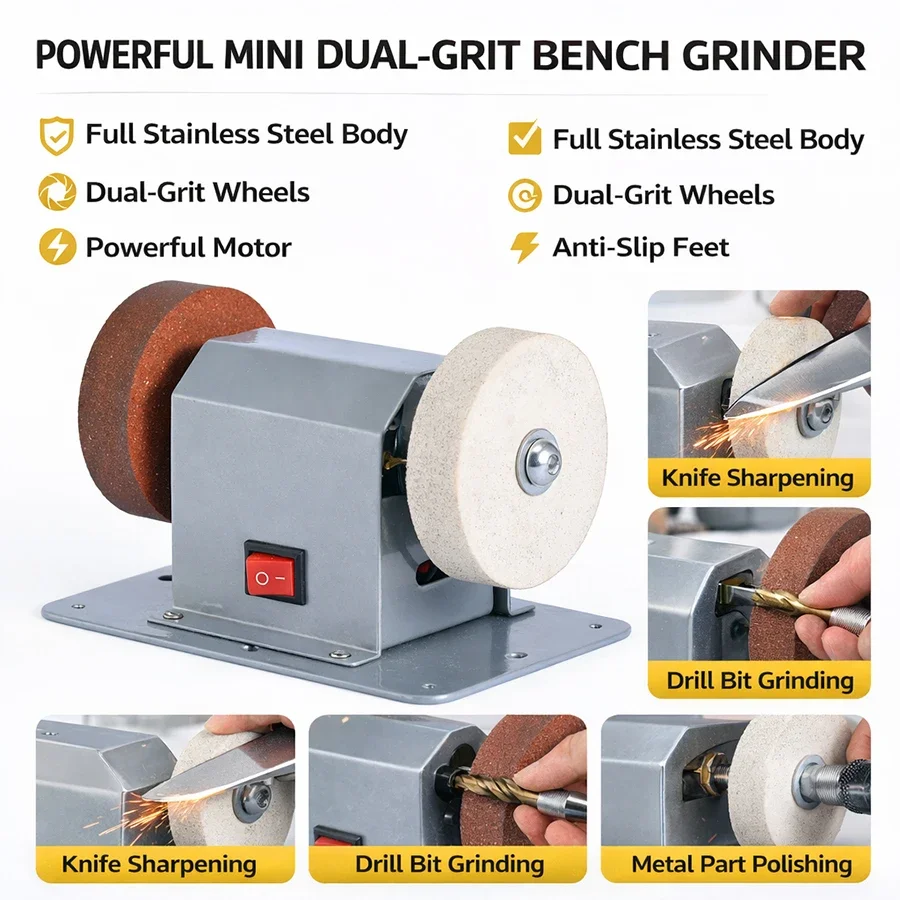 Mini Electric Bench Grinder Sh - Electric Gadget review and price