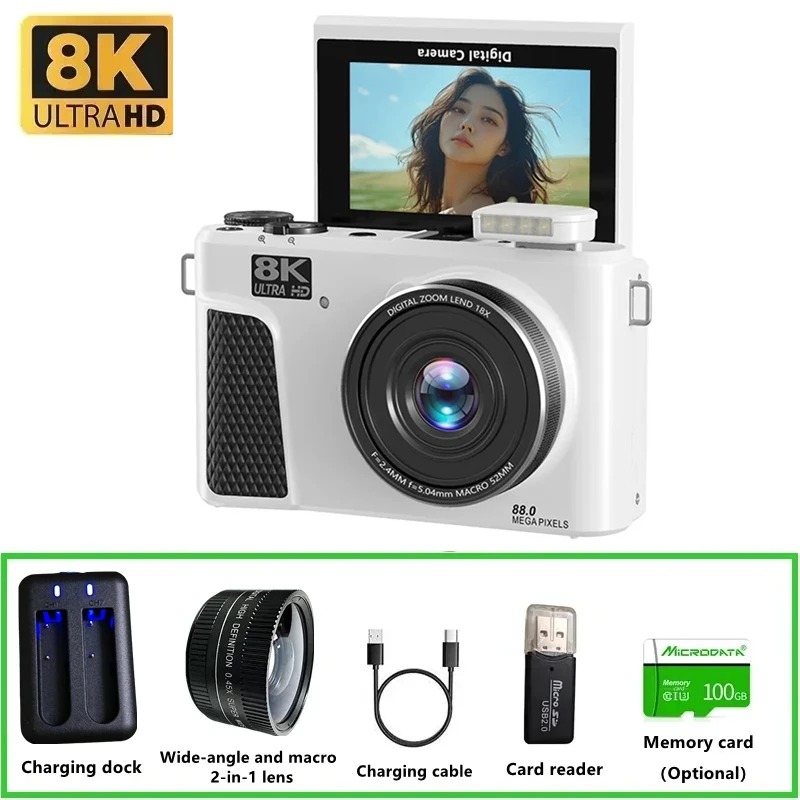 WD300 8K Digital Camera 88MP v - Digital Photo Frame Wifi review and price