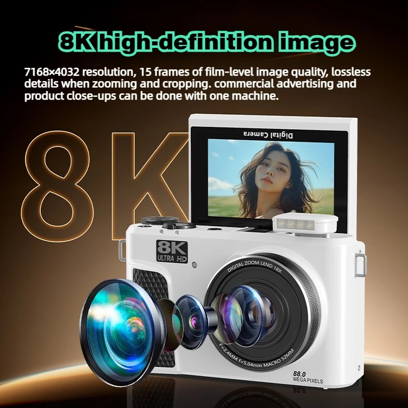 WD300 8K Digital Camera 88MP v - Digital Photo Frame Wifi review and price
