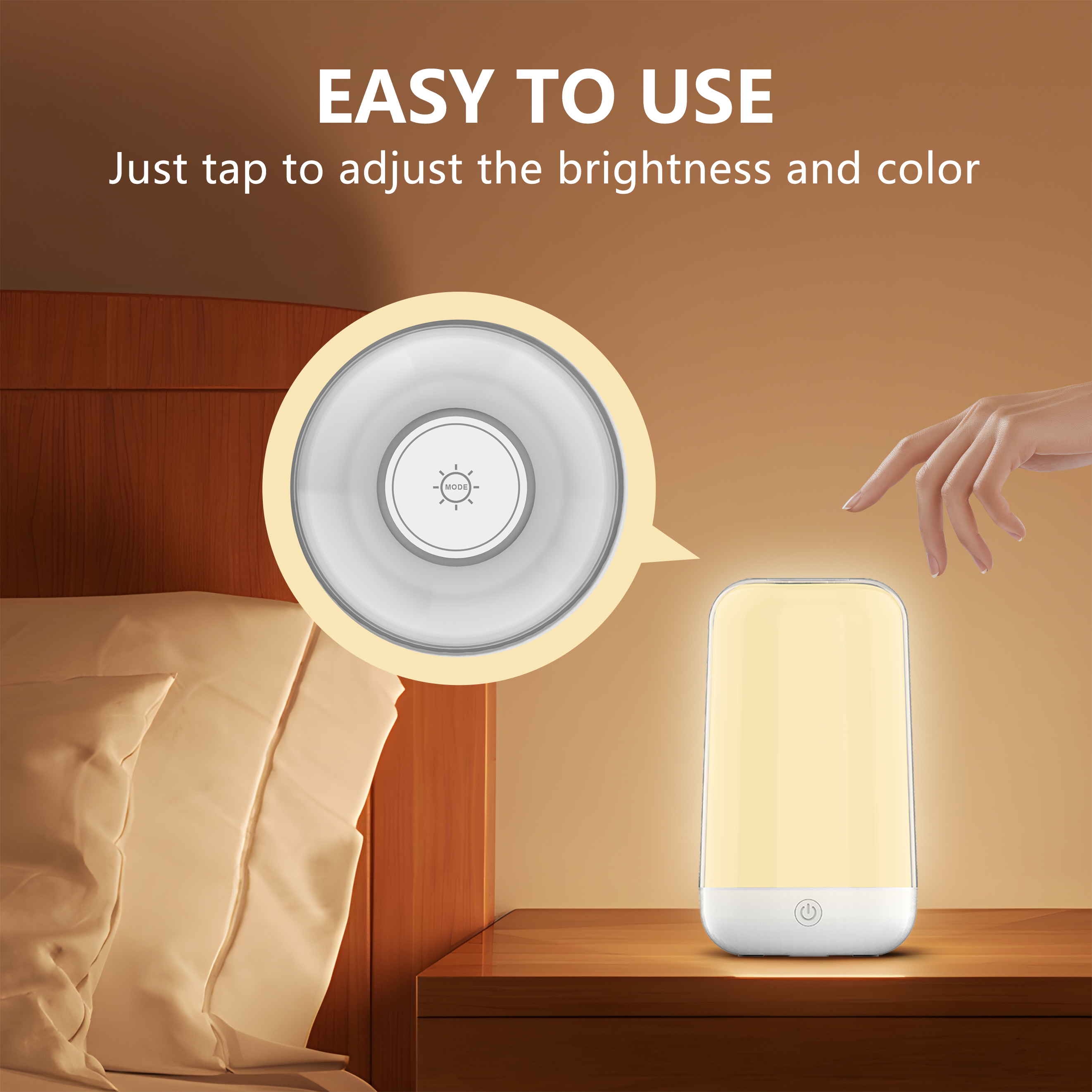 Smart Touch Bedside Table Lamp - Rgb Desk Lamp Smart review and price