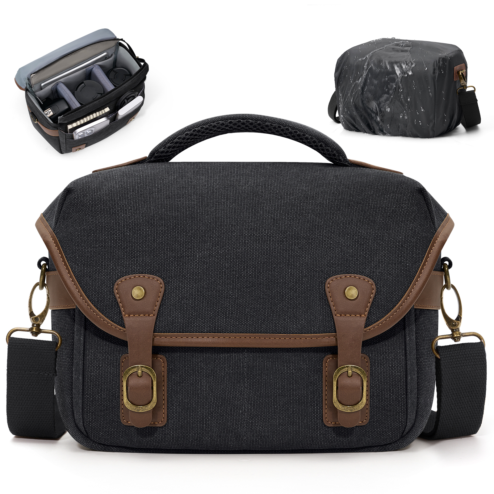 RAINSMORE Canvas Camera Bag DS - Compact Camera Mirrorless review and price