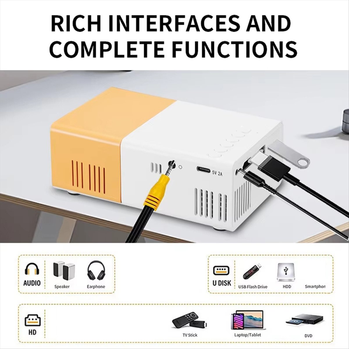 Delighted- Portable Mini Proje - Mini Projector Portable review and price