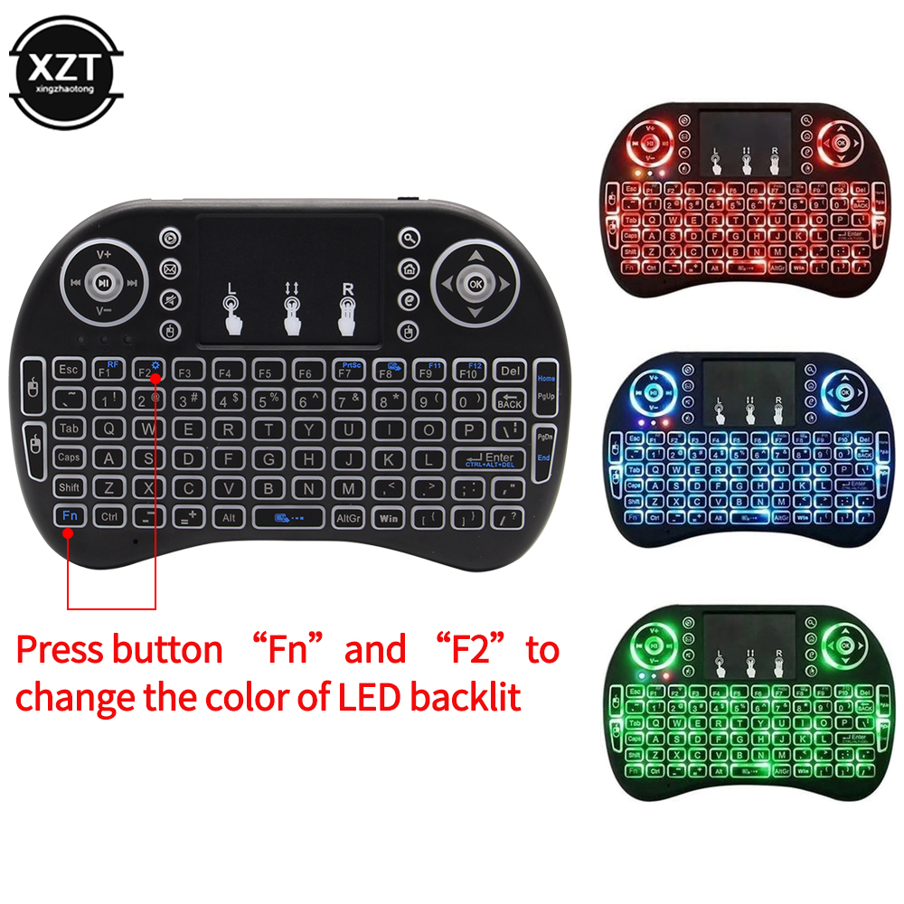 Backlit English Russian French - Wireless Keyboard Mini review and price
