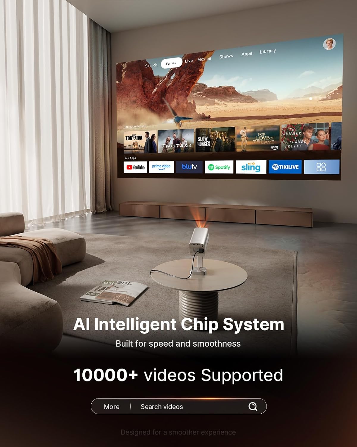 [Officially-Licensed APP & DoI - Mini Projector Portable review and price