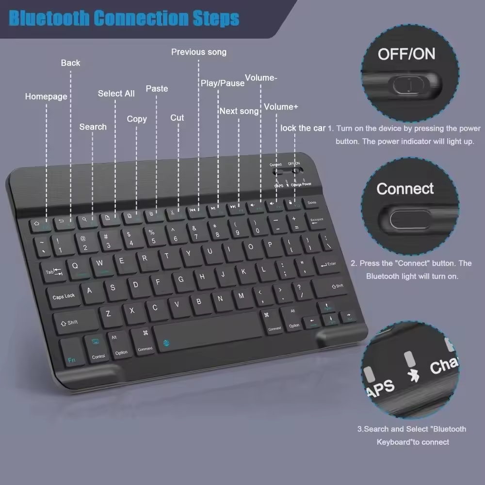 Bluetooth Wireless Keyboard Mo - Wireless Keyboard Mini review and price