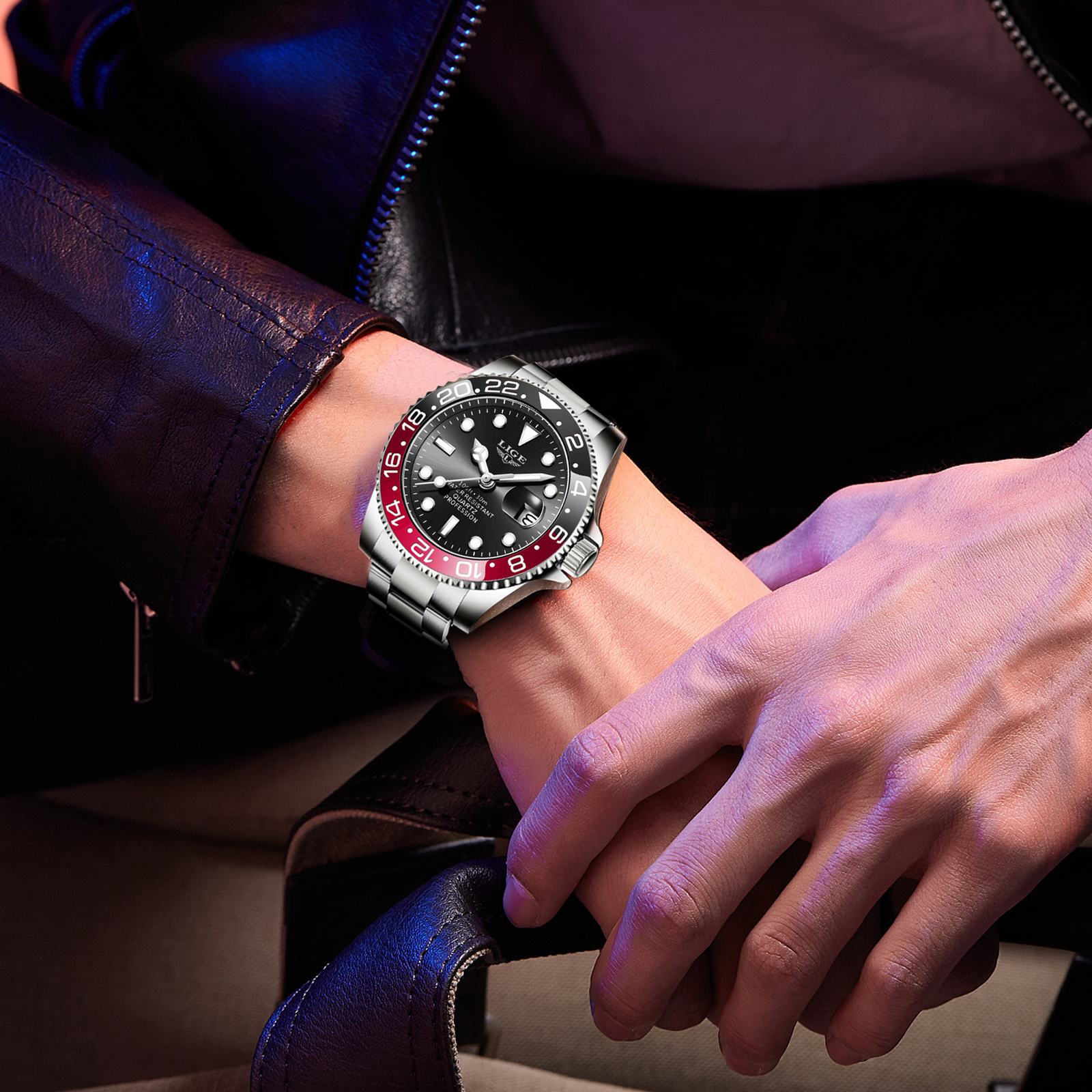 LIGE 2026 Men's watches busine - Electronics Gadgets For Men review and price