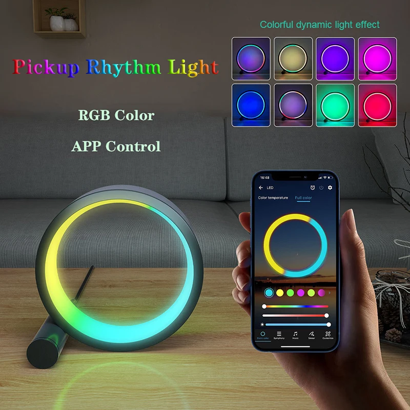 Smart WiFi RGB Music Rhythm Am - Rgb Desk Lamp Smart review and price