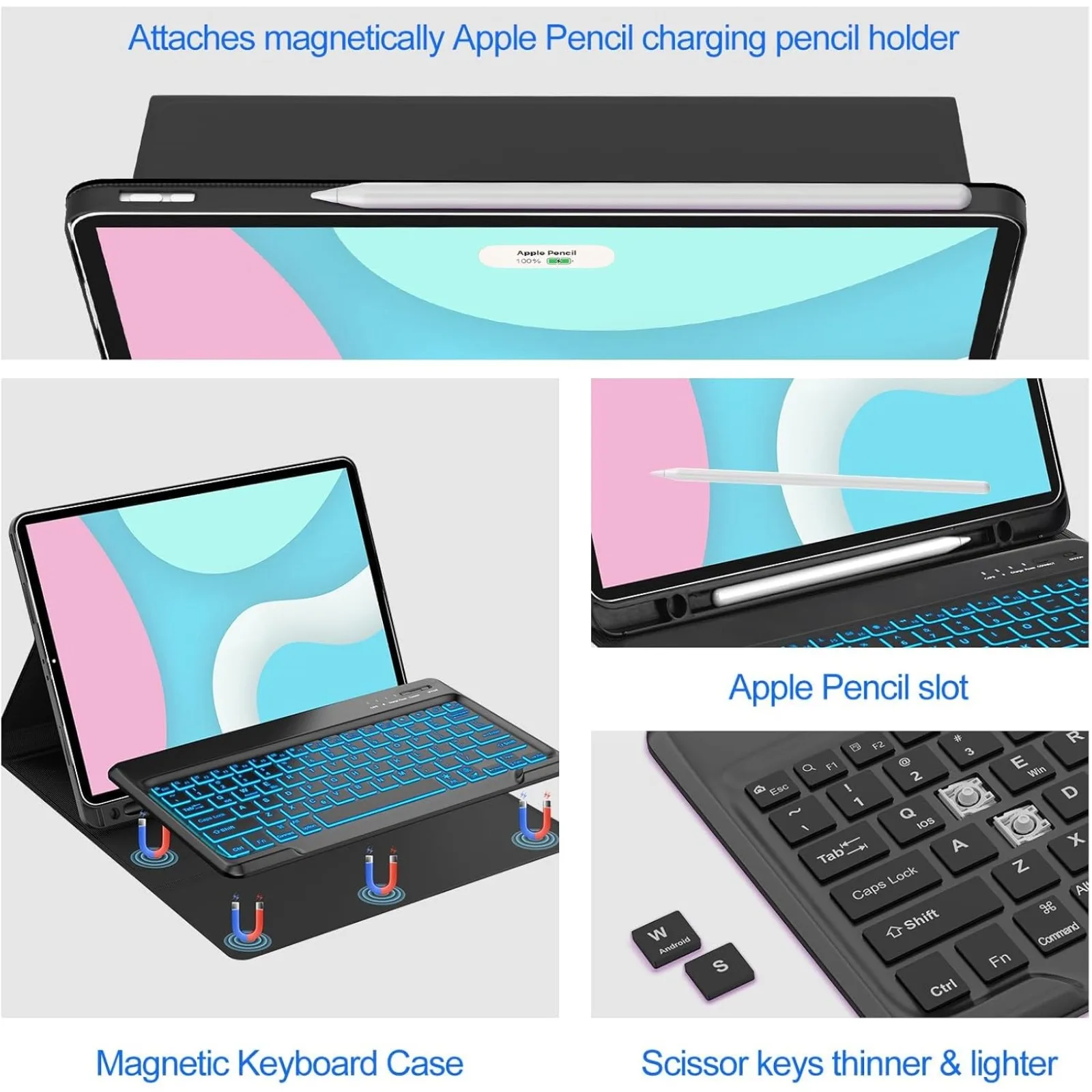 Keyboard Case & Mouse for iPad - Wireless Keyboard Mini review and price