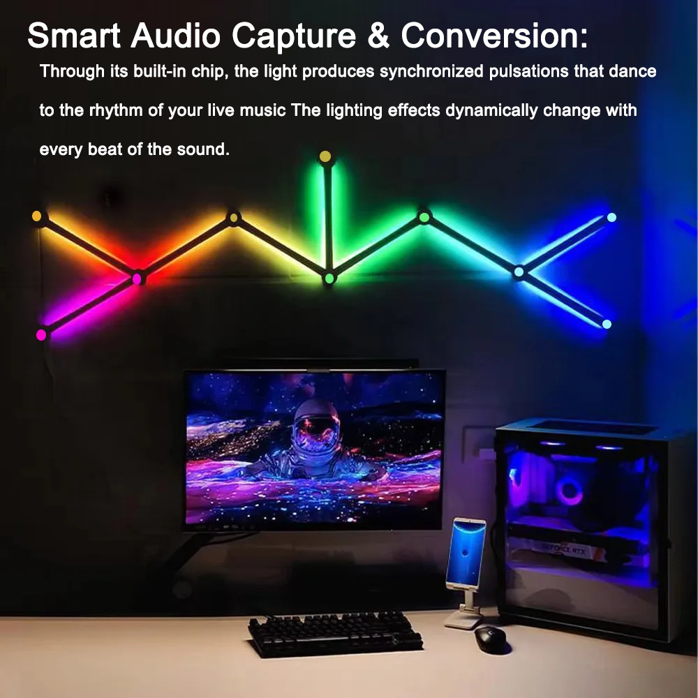 RGB Light Bar,Bluetooth APP Co - Rgb Desk Lamp Smart review and price