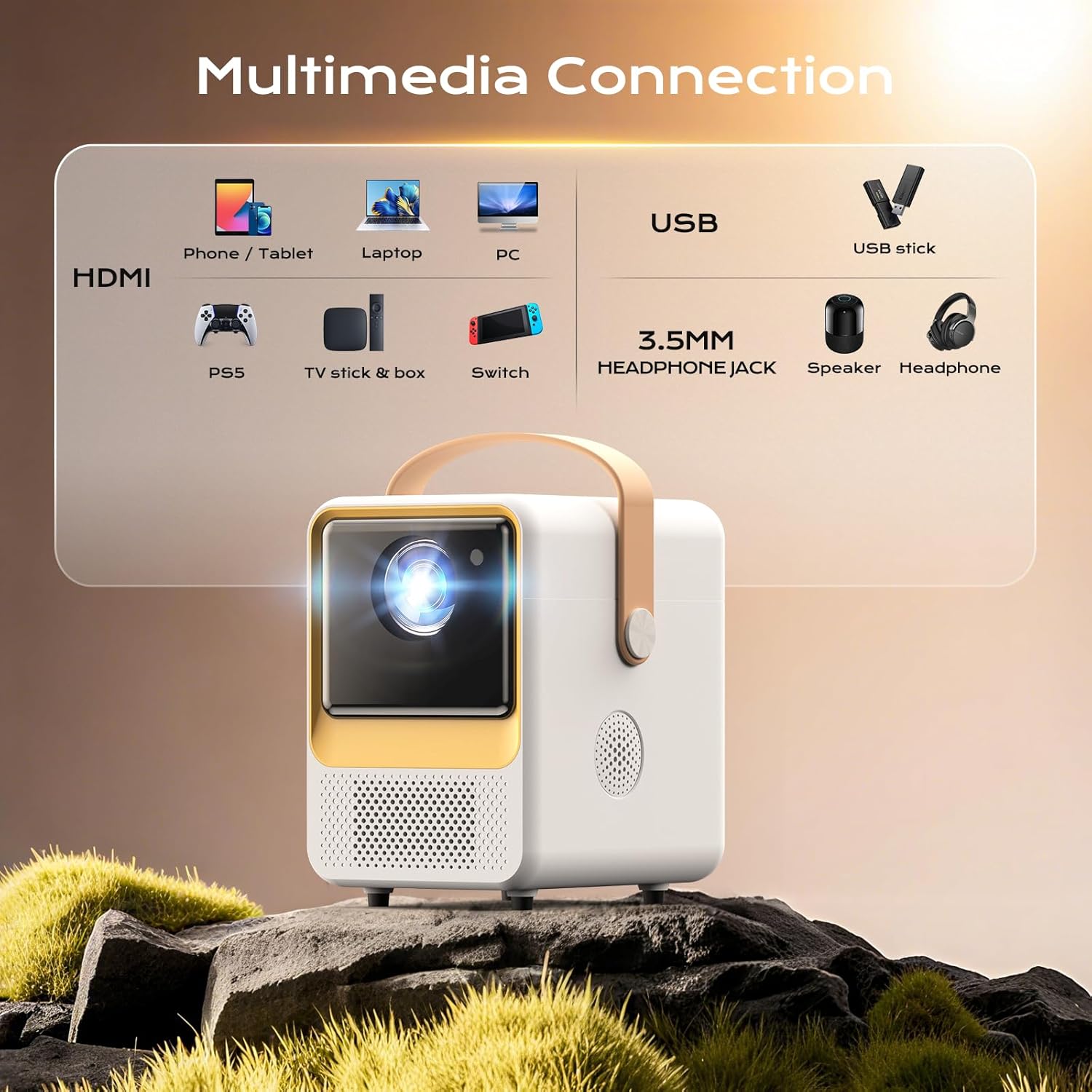 Mini Projector WiFi for Tuftin - Mini Projector Portable review and price
