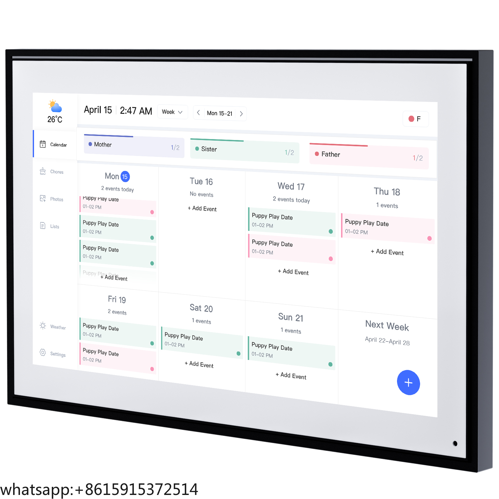 TCDSTARSmart Calendar Digital  - Digital Photo Frame Wifi review and price