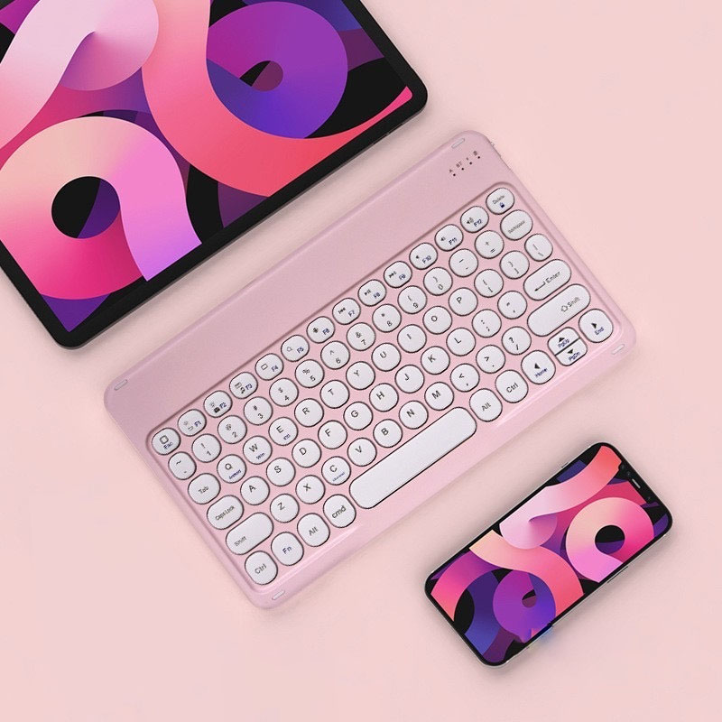Round Hat Silent Retro Mini Wi - Wireless Keyboard Mini review and price